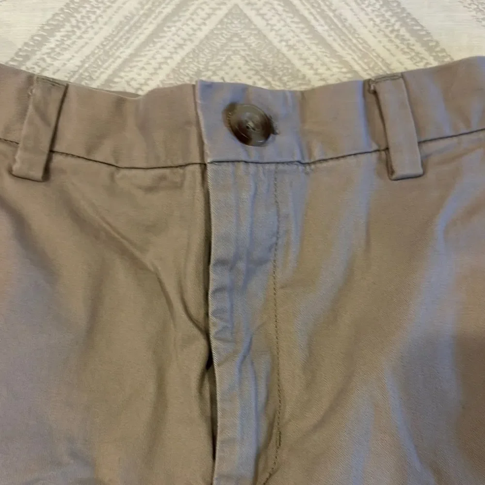 Vineyard Vines Boys Adjustable Waist Tan Shorts - Size 16